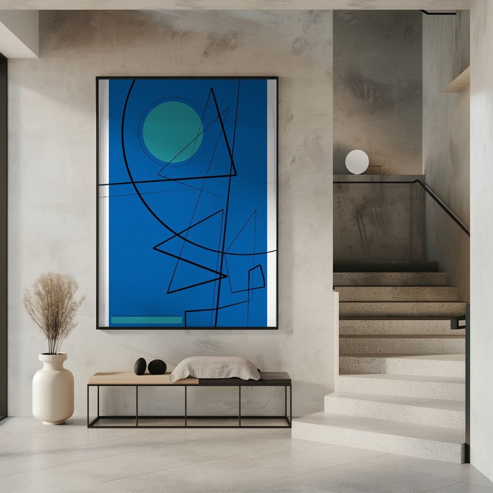 Angular lines No 19 Poster